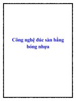 Công nghệ đúc sàn bằng bóng nhựa pptx