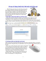 10 mẹo sử dụng chuột máy tính một cách hiệu doc