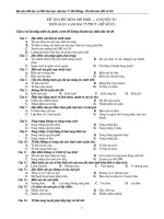 Đề thi hêt môn mô phôi doc