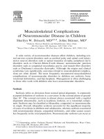 Musculoskeletal Complications of Neuromuscular Disease in Children pot