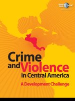 Crime and Violence in Central America: A Development Challenge docx