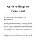 Quyến rũ bất ngờ chỉ trong... 5 phút pptx