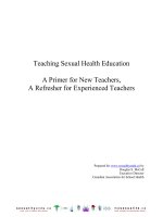 Teaching Sexual Health Education: A Primer for New Teachers,  A Refresher for Experienced Teachers  pot