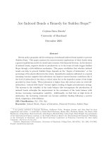 Are Indexed Bonds a Remedy for Sudden Stops?¤ Ceyhun Bora Durdu docx