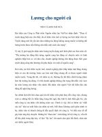 Lương cho người cũ pptx