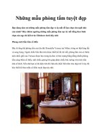 Những mẫu phòng tắm tuyệt đẹp docx