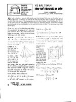 Về bài toán thể tích khối đa diện pptx