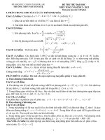 ĐÁP ÁN VÀ ĐỀ THI THỬ ĐẠI HỌC - TRƯỜNG THPT NGUYỄN HUỆ - ĐẮK LẮK - ĐỀ SỐ 107 pot