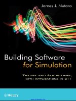 Building Software for Simulation: Theory and Algorithms, with Applications in C++ doc