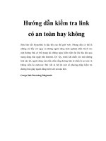 Hướng dẫn kiểm tra link có an toàn hay không potx