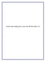 Những bài ca dao về hạnh phúc hôn nhân - gia đình pdf