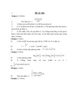 Đề thi thử đại học môn toán năm 2013 - THPT Lý Thường Kiệt - Hải Phòng - Đề số 106 doc