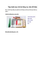 Tập tành may túi da bằng tay như đồ hiệu pptx