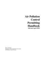 Air Pollution Control Permitting Handbook (Revised April 1999) pot