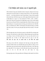 Cải thiện mỡ máu cao ở người già pot