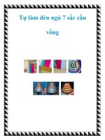 Tự làm đèn ngủ 7 sắc cầu vồng doc