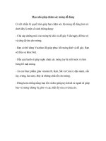 Mẹo nhỏ giúp chăm sóc móng dễ dàng doc