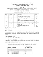 đáp án đề thi thực hành-quản trị doanh nghiêp vừa và nhỏ-mã đề thi qtdnvvn-th(3)