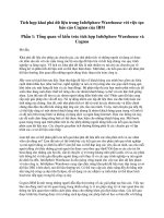 Tích hợp khai phá dữ liệu trong InfoSphere Warehouse với việc tạo báo cáo Cognos của IBM Phần 1: Tổng quan về kiến trúc tích hợp InfoSphere Warehouse và Cognos pot