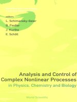 Analysis and Control of Corn plex Nonlinear Processes pptx