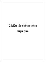 2 kiểu tóc chống nóng hiệu quả pot