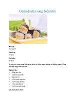 Cuộn docha rong biển tôm docx