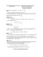 ĐỀ THI THỬ ĐẠI HỌC NĂM HỌC 2013 LẦN 1 Môn TOÁN potx