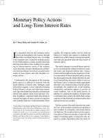 Monetary Policy Actions and Long-Term Interest Rates doc