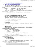 Các Thành phần cơ bản của javaScript doc