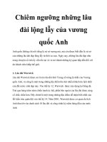 Chiêm ngưỡng những lâu đài lộng lẫy của vương quốc Anh doc