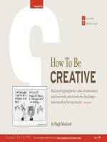 How to be Creative by Hugh MacLeod