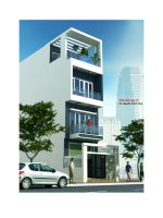 Thiết kế nhà phố 3,5 tầng trên đất 4 x 20m ppt