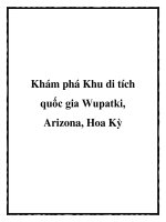 Khám phá Khu di tích quốc gia Wupatki, Arizona, Hoa Kỳ potx