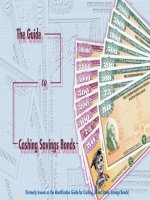 THE GUIDE TO CASHING SAVINGS BONDS - (Formerly known as the Identification Guide for Cashing United States Savings Bonds) pptx
