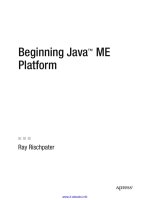 Beginning Java™ ME Platform doc