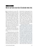 Tính độc lập trong hoạt động của ngân hàng trung ương doc