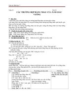 các trường hợp bằng nhau của tam giác vuông - hình học 7 - gv.h.q.thái