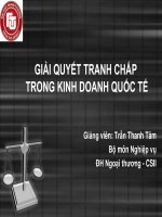 Giải quyết tranh chấp trong kinh doanh quốc tế pdf