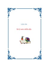 LUẬN VĂN:Xử lý nước nhiễm dầu. docx