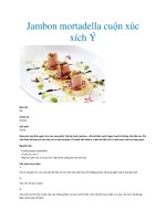 Jambon mortadella cuộn xúc xích Ý potx