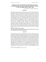 KHẢO SÁT SỰ LƯU HÀNH CỦA MỘT SỐ LOÀI NẤM GÂY BỆNH TRÊN LÔNG DA CHÓ TẠI TỈNH SÓC TRĂNG VÀ THỬ NGHIỆM THUỐC ĐIỀU TRỊ pptx