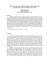 MỘT LOÀI NẤM GÂY BỆNH CHO BẠCH ĐÀN THUỘC CHI QUAMBALARIA ĐÃ XUẤT HIỆN Ở VIỆT NAM pptx