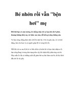 Bé nhớn rồi vẫn bện hơi mẹ pot