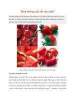 Dinh dưỡng nào tốt cho mắt? doc