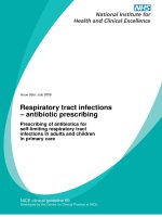 Respiratory tract infections – antibiotic prescribing doc