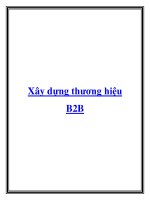 Xây dựng thương hiệu B2B doc