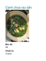 Canh chua rau sắn pdf