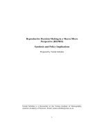 Reproductive Decision-Making in a Macro-Micro Perspective (REPRO) potx