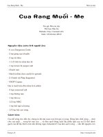 Cua Rang Muối - Me doc