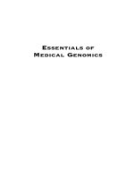 ESSENTIALS OF MEDICAL GENOMICS doc